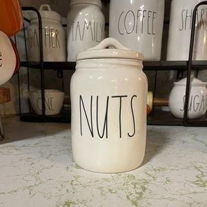 Rae Dunn Nuts baby canister